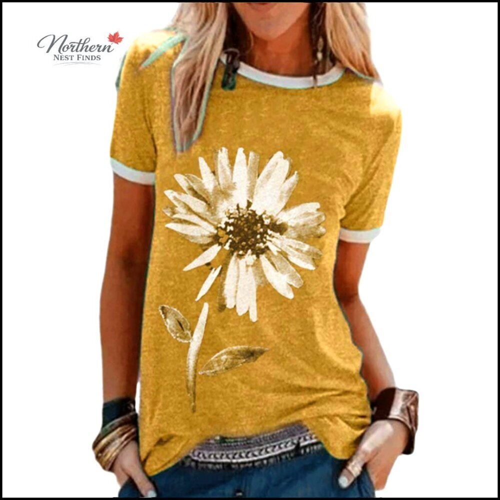 Cotton Blended & Polyester T-Shirt with Kindness Message